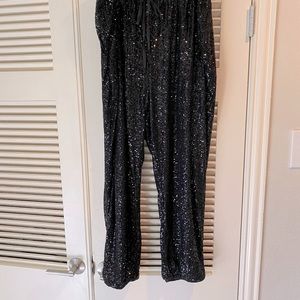 Super fun sequined joggers